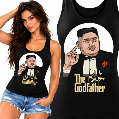 TANK TOP ŚMIESZNY GODFATHER JONG UN